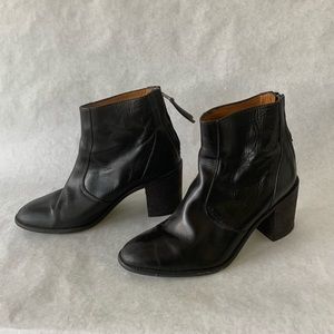 Black Madewell Leather Booties